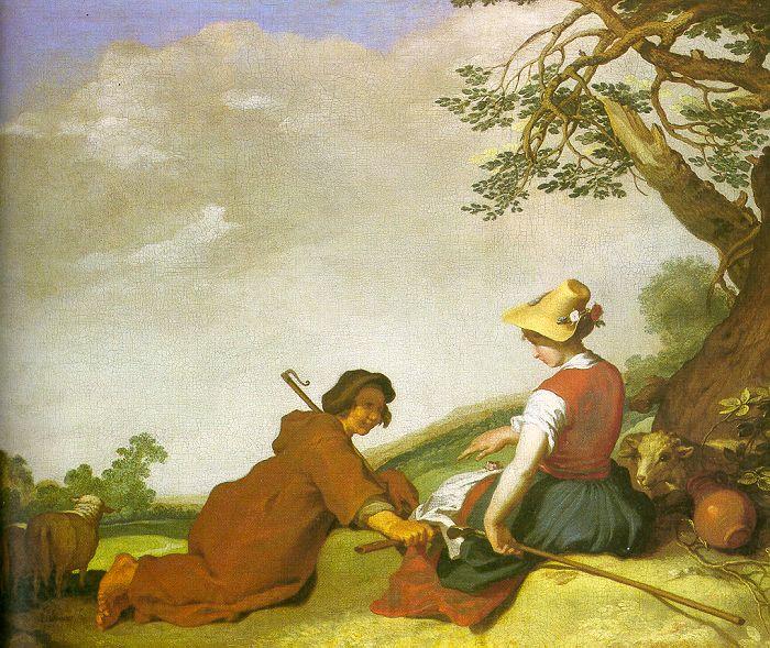 Abraham Bloemart Shepherd and Shepherdess Spain oil painting art